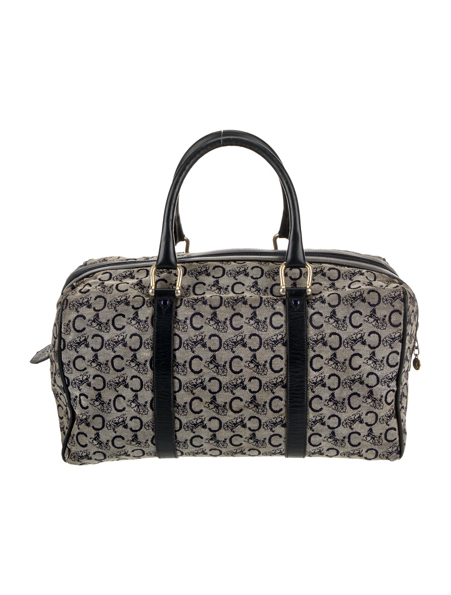 Celine Canvas Top Handle Bag